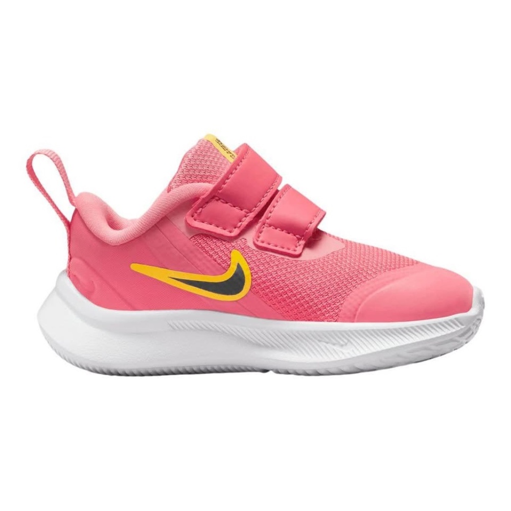 COPY - BRAND NEW girl youth nike Nike star runner velcro pink coral shoes size …